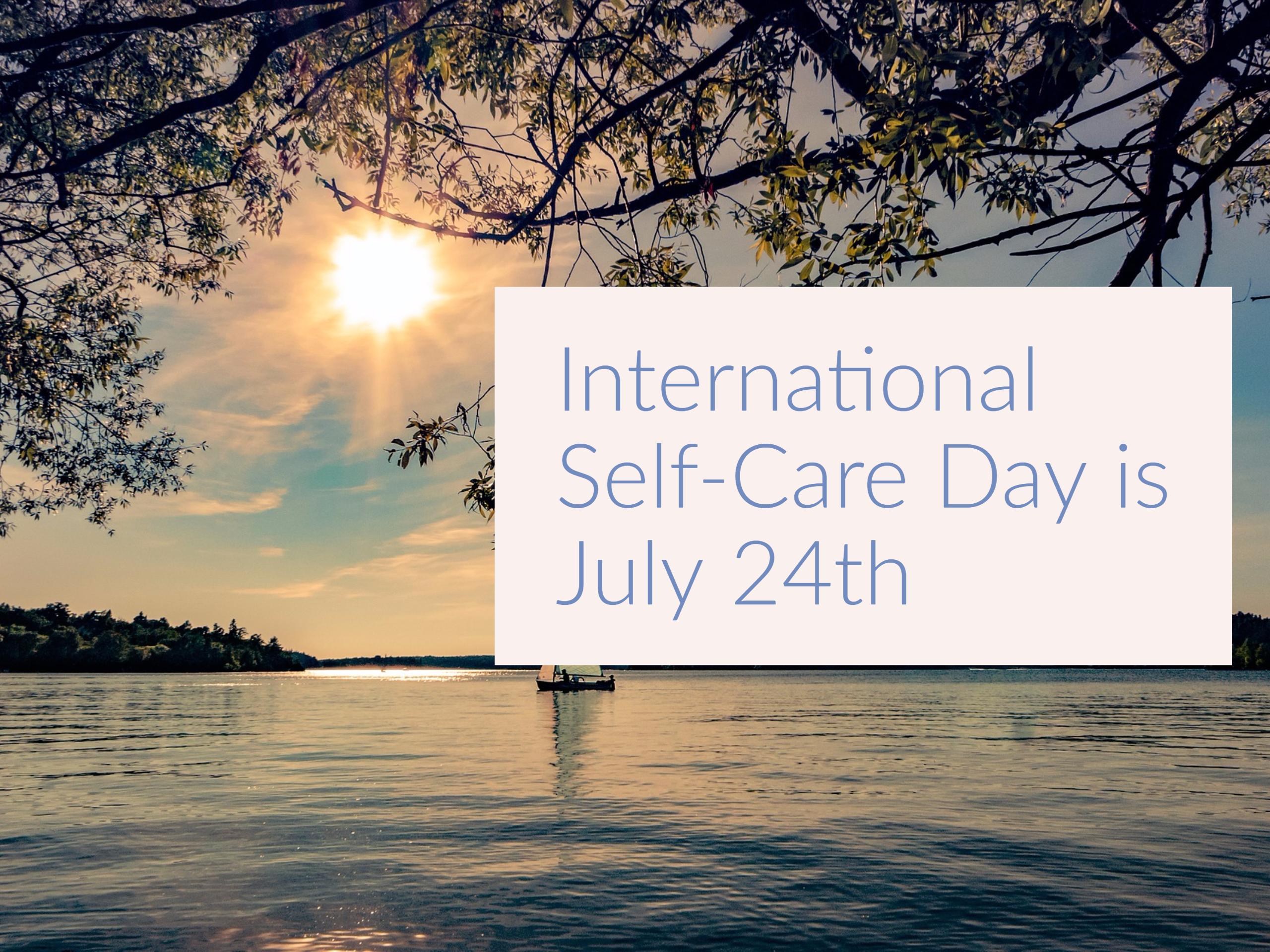 International Self-Care Day  July 24