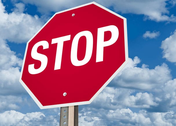 Running Stop Signs